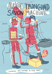 2008 - Cinq Sens / Angoulême - Dessin de Thibault Balahy - Savon Tranchand