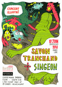 2010 - Centre Barbara FGO / Paris - Dessin de Singeon - Savon Tranchand